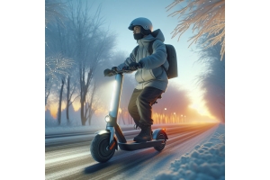 e-scooter, winter