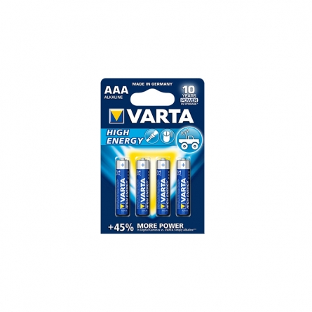 VARTA Batterien 4er Pack Blister AAA / AM-4 / 1.5 V