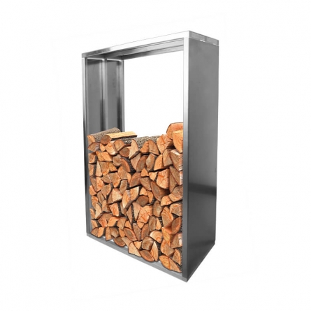 TEDURA Support pour bois de
chauffage en aluminium