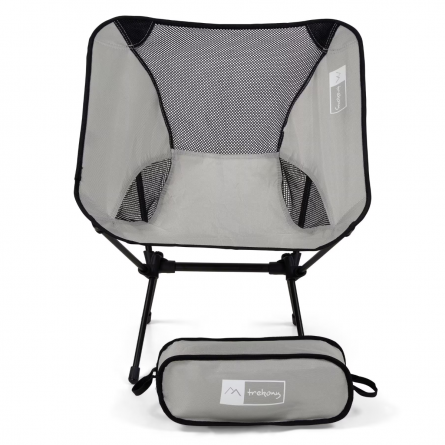 Chaise de camping deep gris acier