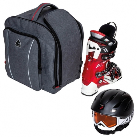 welltravel Skischuh- und Helmtasche grau