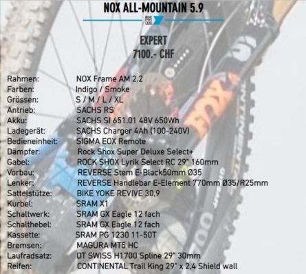 NOX All Mountain 5.9 Expert (Sachs)